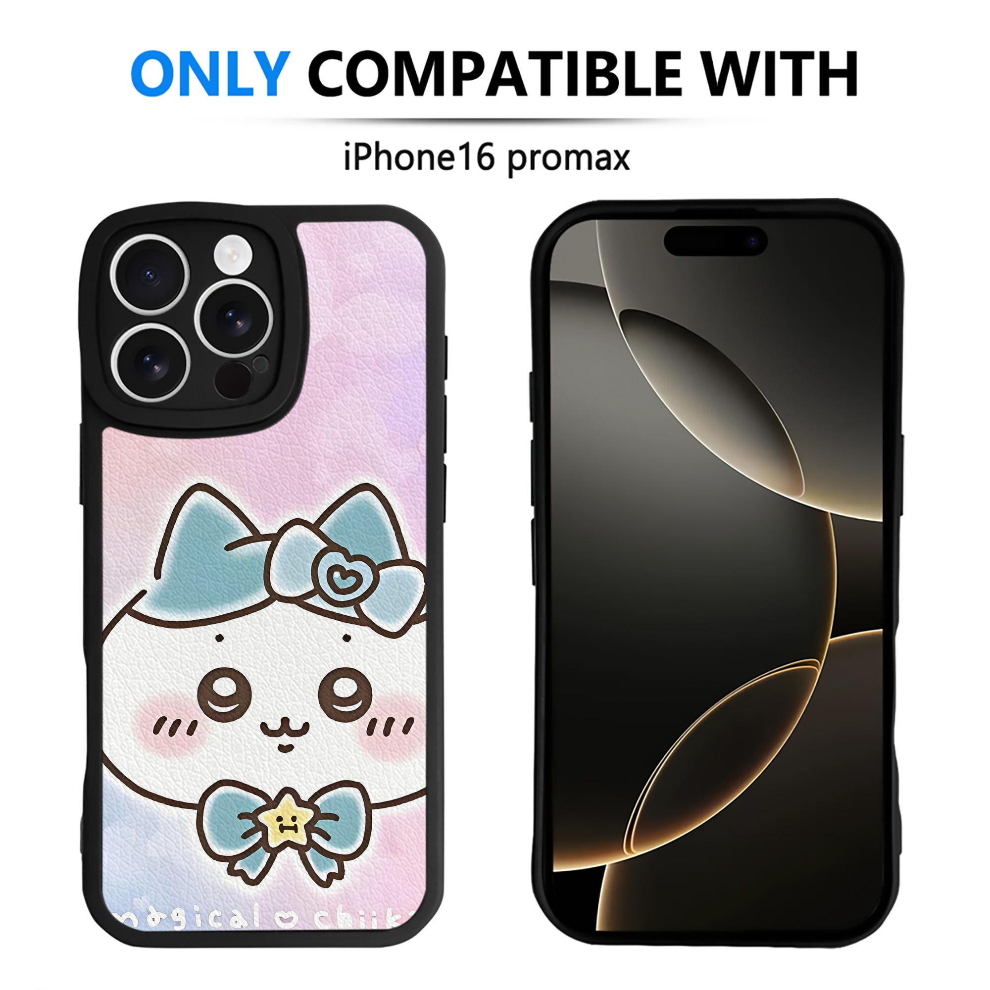 （画像用） ちいかわ Chii-kawa 【iPhone 16シリーズ対応】シリコンスマホケース（レザー調） 材質：シリコン